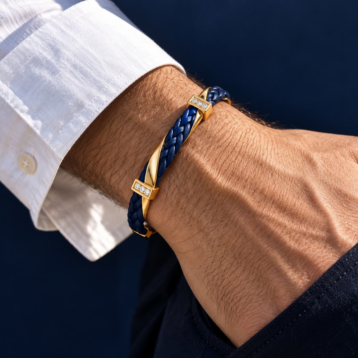 Lorenzo Leather Cuff Bracelet