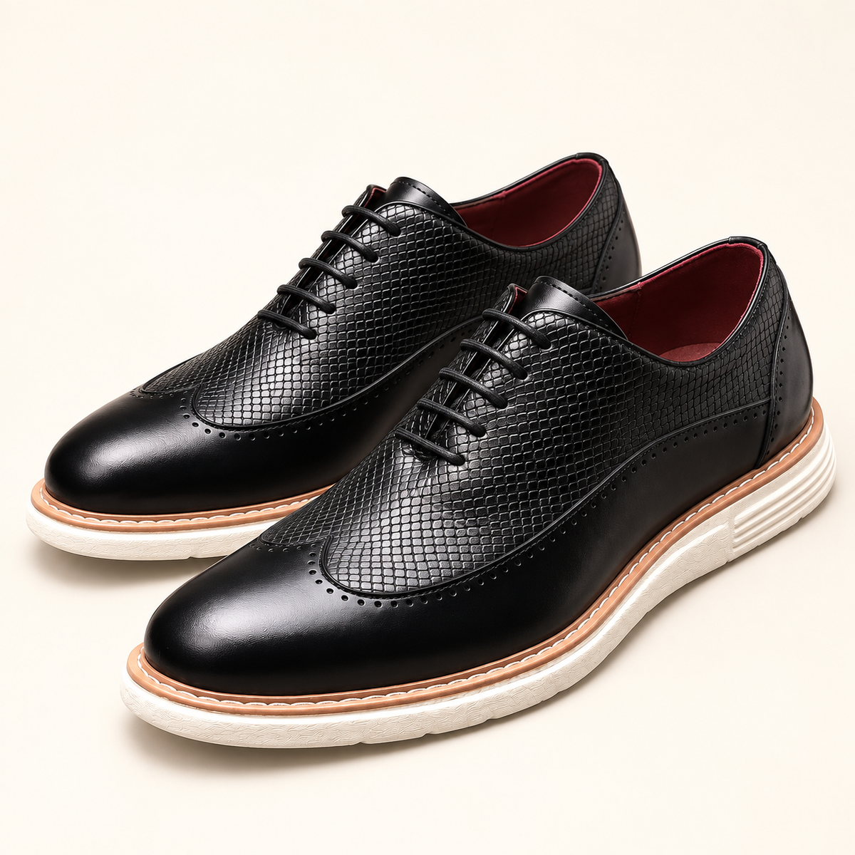 Ruggero Wingtip Oxfords - black studio