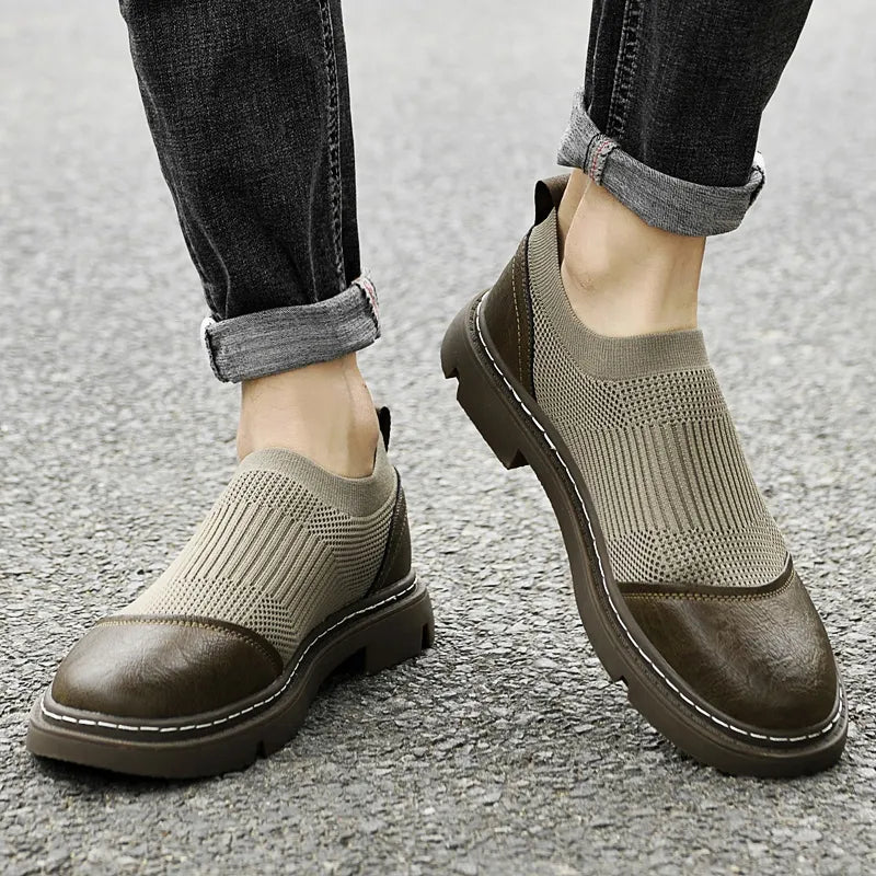 Ace Leather Mesh Shoes 0
