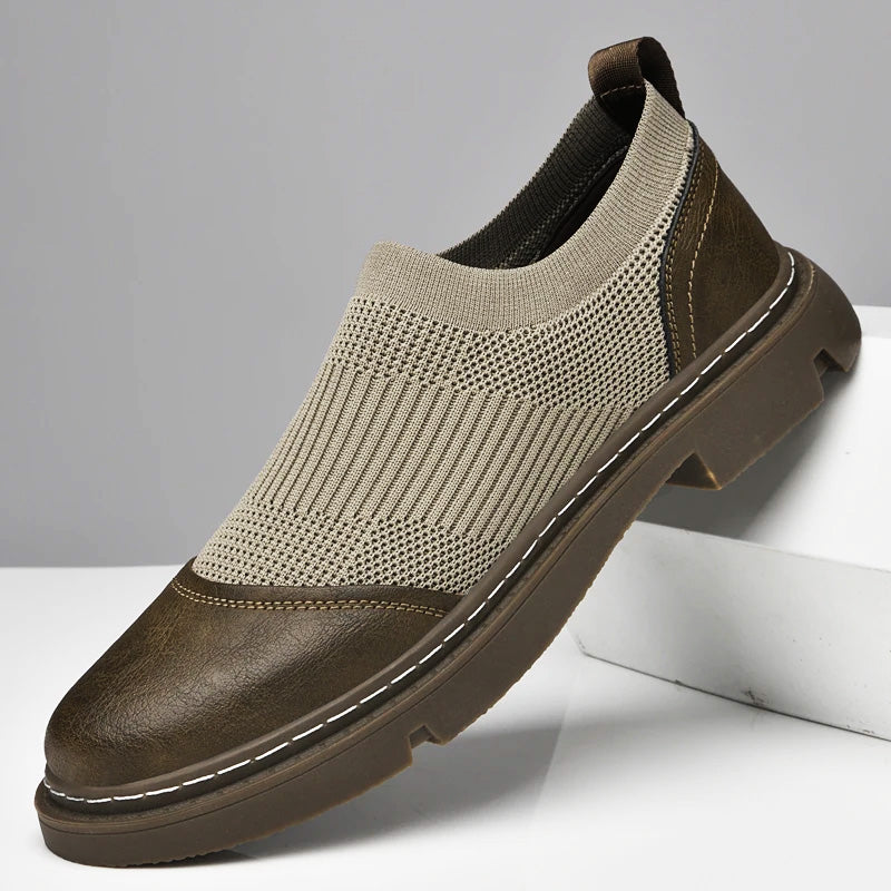 Ace Leather Mesh Shoes 1