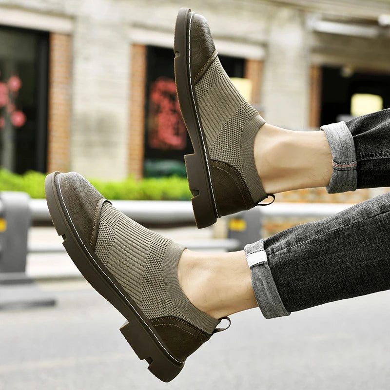 Ace Leather Mesh Shoes 4