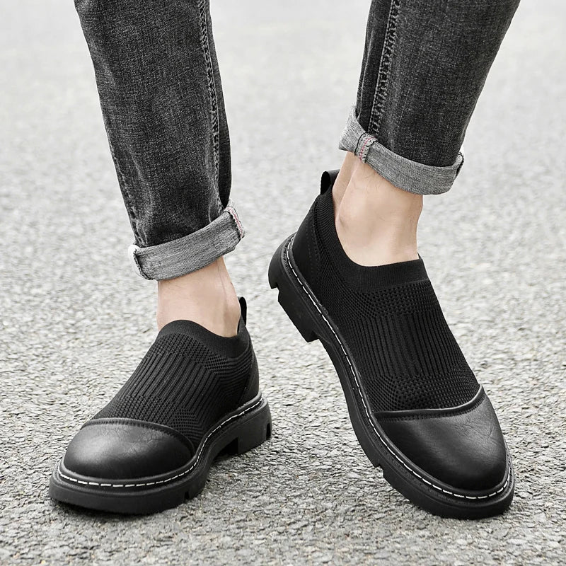 Ace Leather Mesh Shoes 5