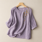 Adeline Cotton Linen Blouse 2