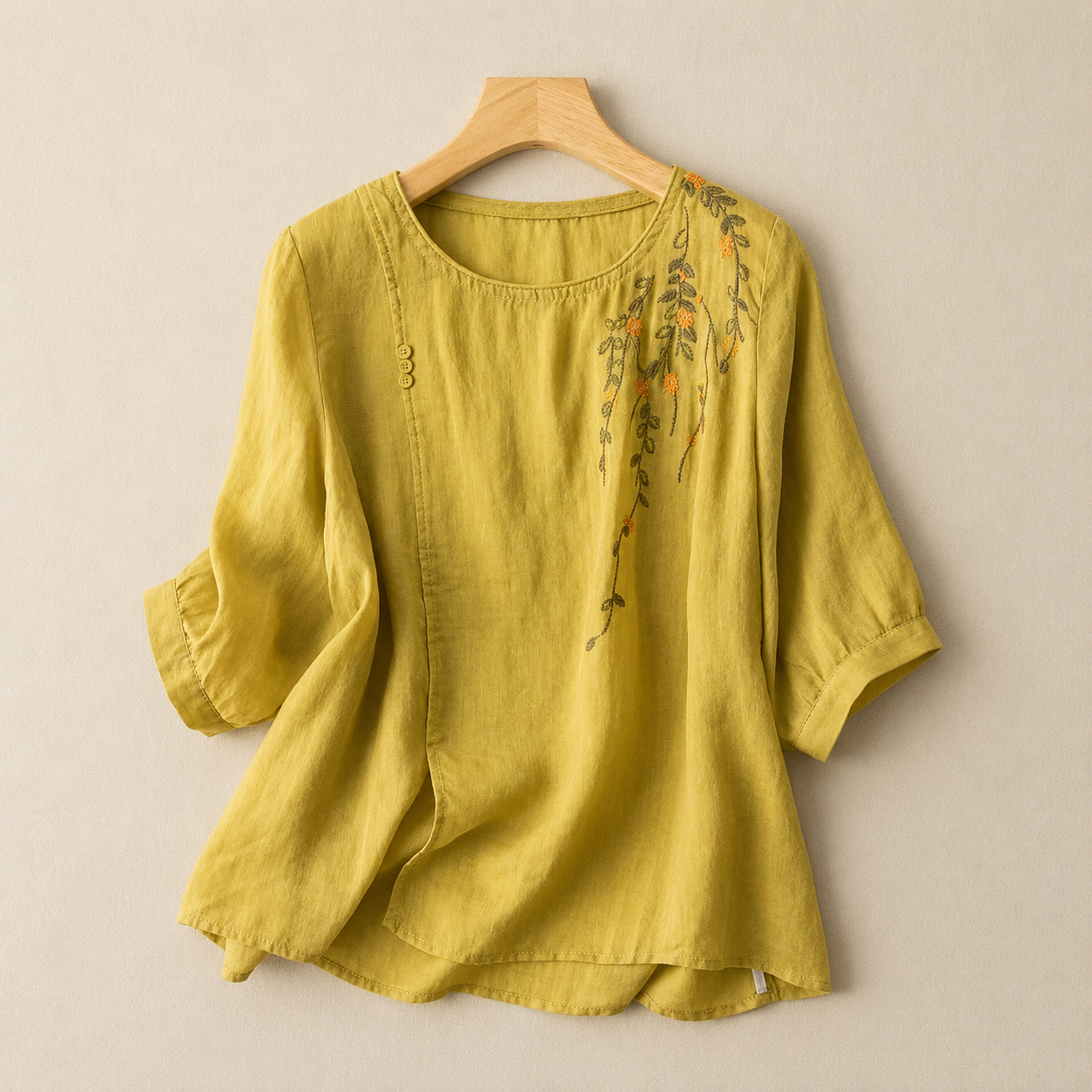 Adeline Cotton Linen Blouse 3