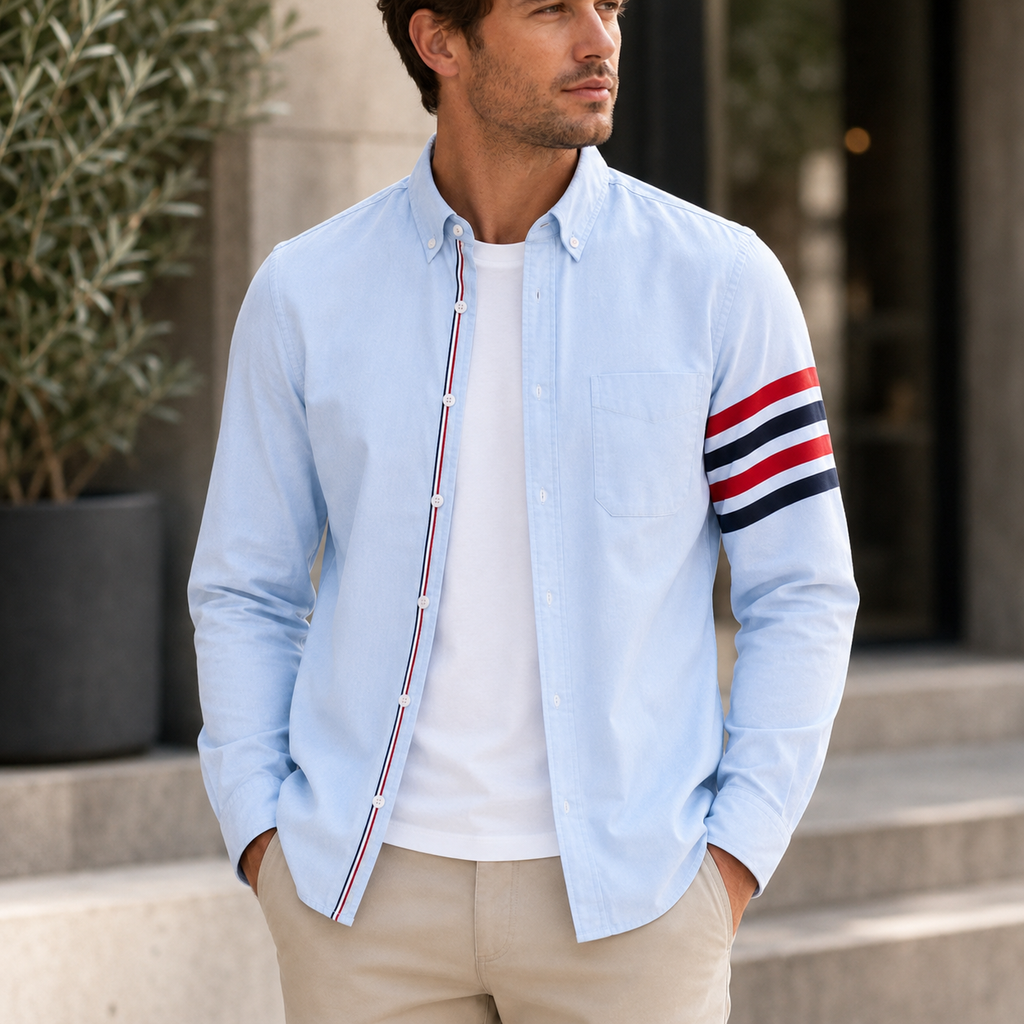 Adriano Linen Oxford Shirt