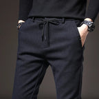 “Alden Stretch Cotton Slim Fit Trousers” 1