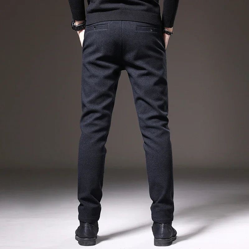 “Alden Stretch Cotton Slim Fit Trousers” 6