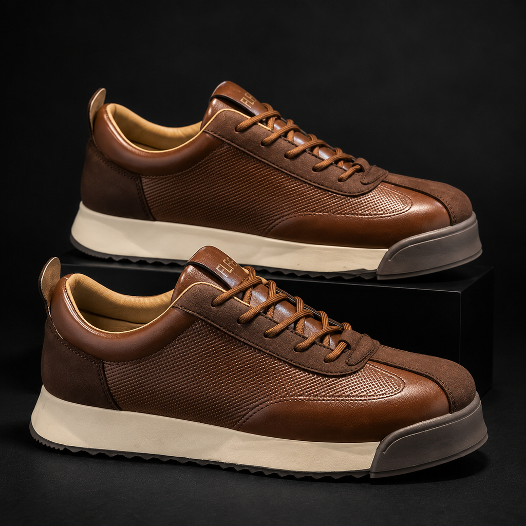 Alvaro Burnished Runner Sneaker
