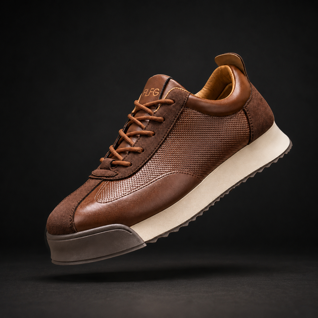 Alvaro Burnished Runner Sneaker