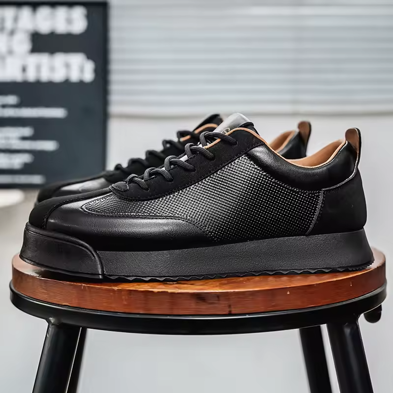 Alvaro Burnished Runner Sneaker