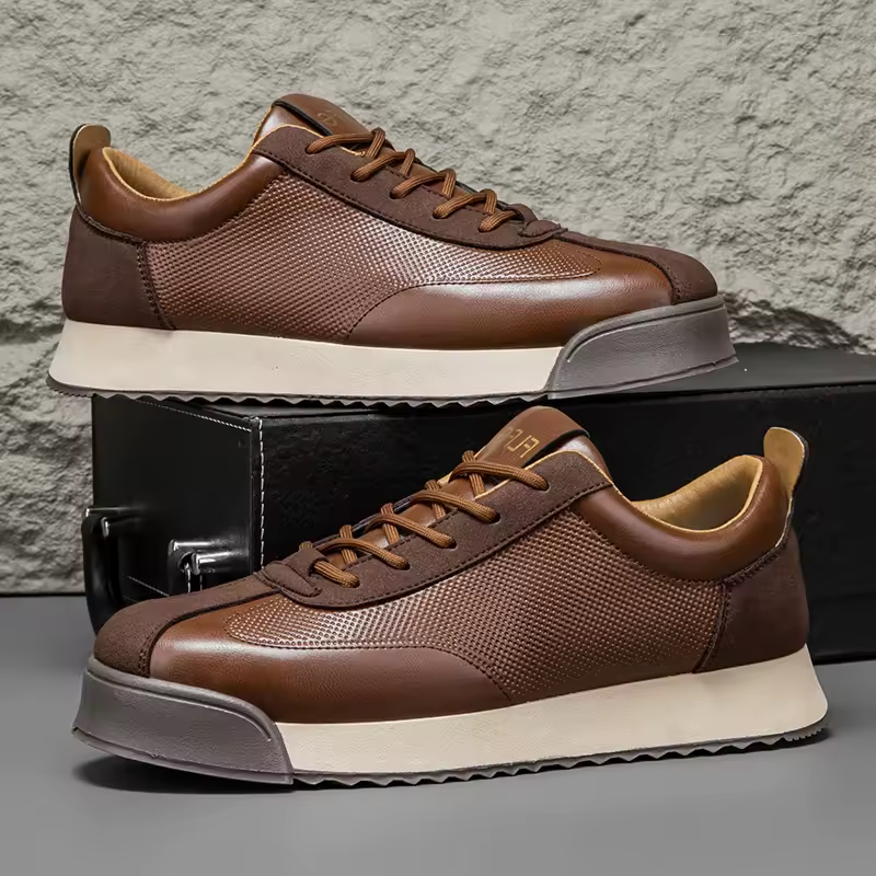 Alvaro Burnished Runner Sneaker