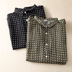 Ariana Polka Dot Linen Blouse 2