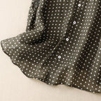 Ariana Polka Dot Linen Blouse 4