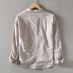 Arturo Linen Mandarin Shirt 4