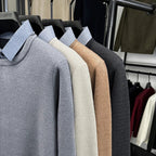 Aveline Layered Knit Sweater with Faux-Shirt Collar 5