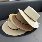 “Aveline Woven Wide Brim Sun Hat” 0