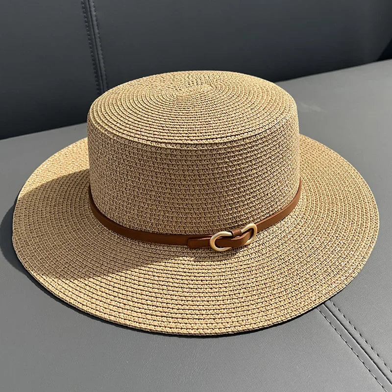 “Aveline Woven Wide Brim Sun Hat” 2