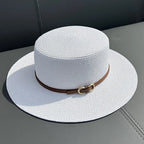 “Aveline Woven Wide Brim Sun Hat” 3