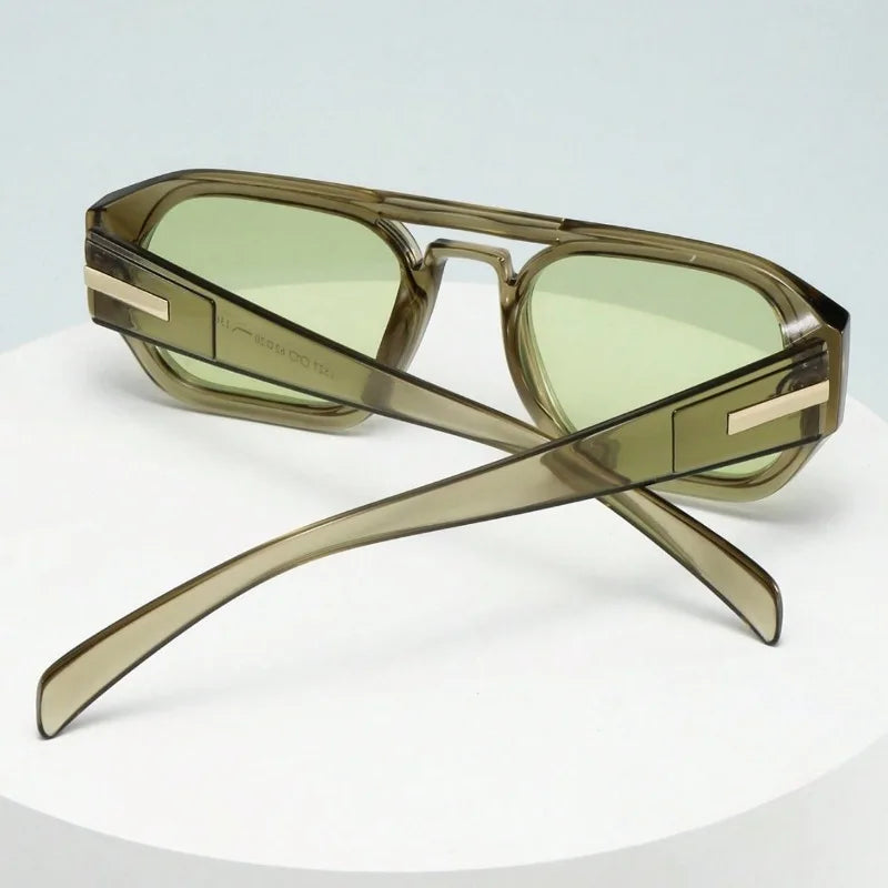 Avery Retro Square Aviator Sunglasses 0