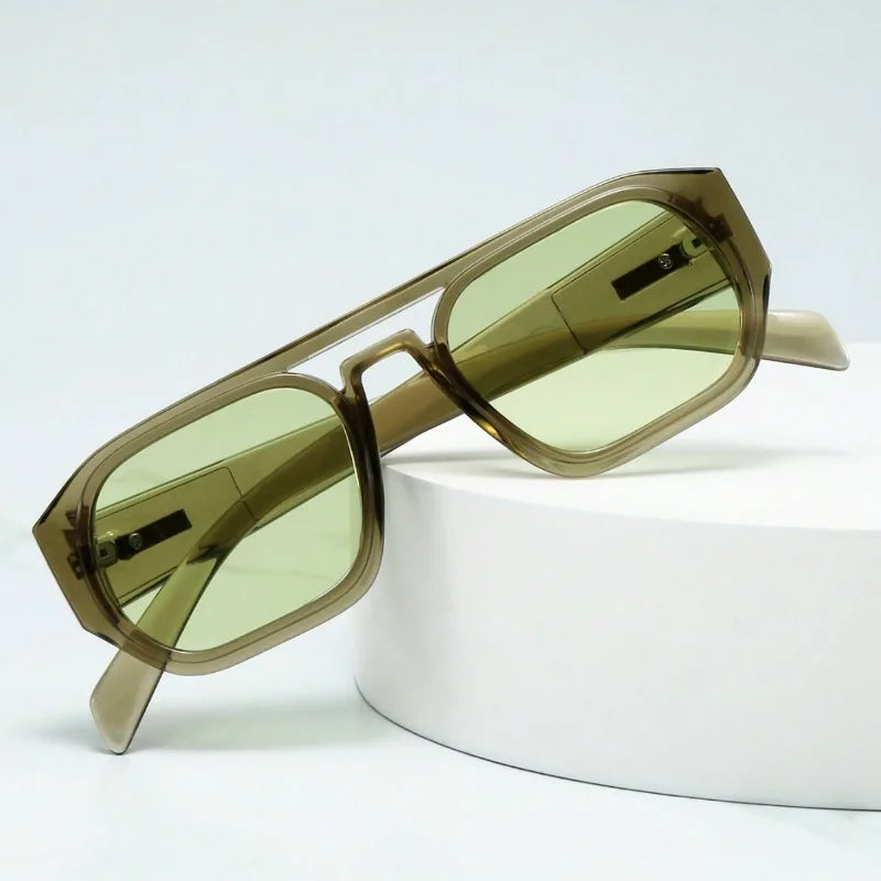 Avery Retro Square Aviator Sunglasses 1