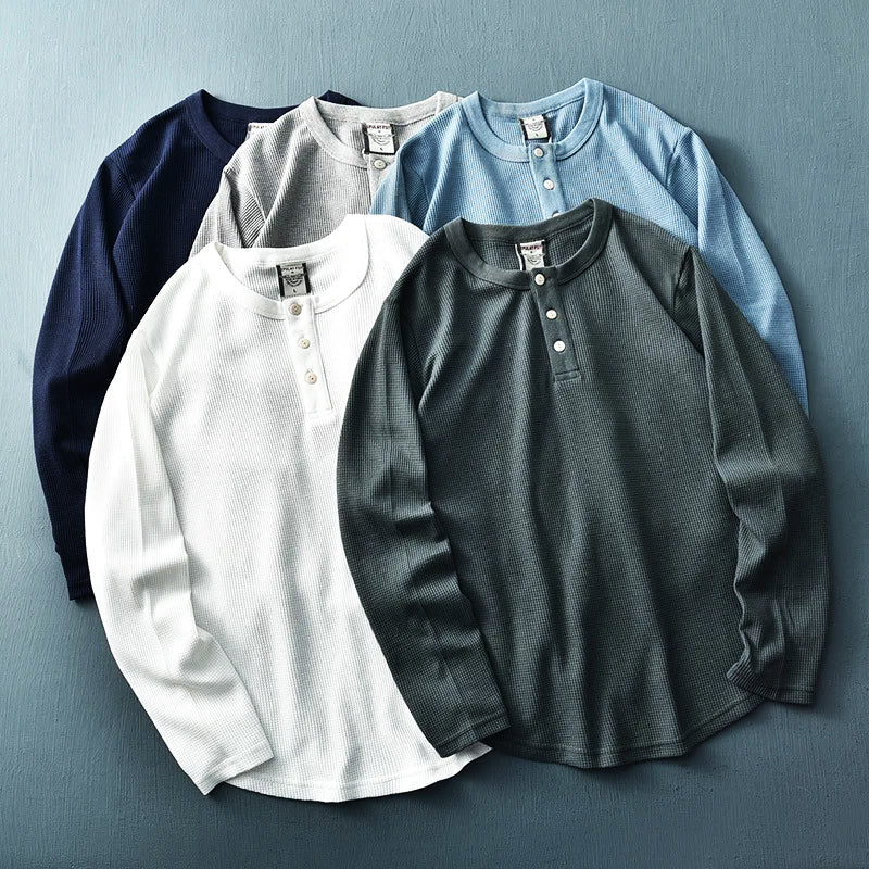 Belgian Waffle Henley 2