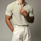 Caden Tailored Zip Golf Shirt 1