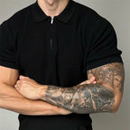 Caden Tailored Zip Golf Shirt 3
