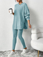 Carmen Ribbed Knit Lounge Set 0