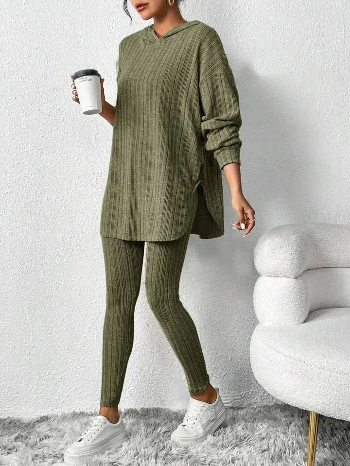 Carmen Ribbed Knit Lounge Set 5