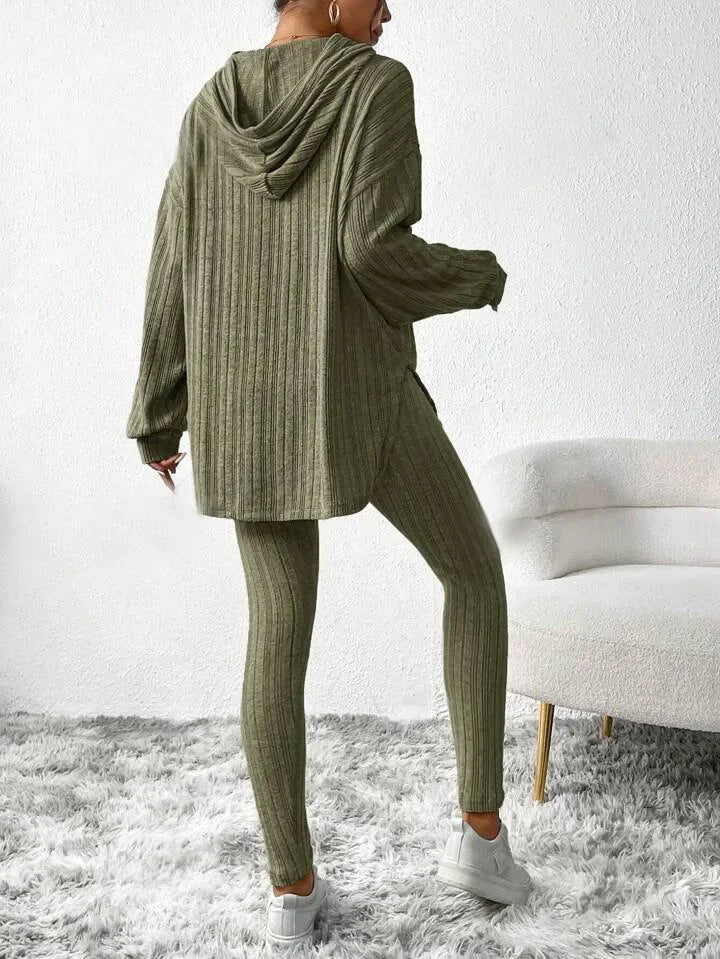 Carmen Ribbed Knit Lounge Set 6