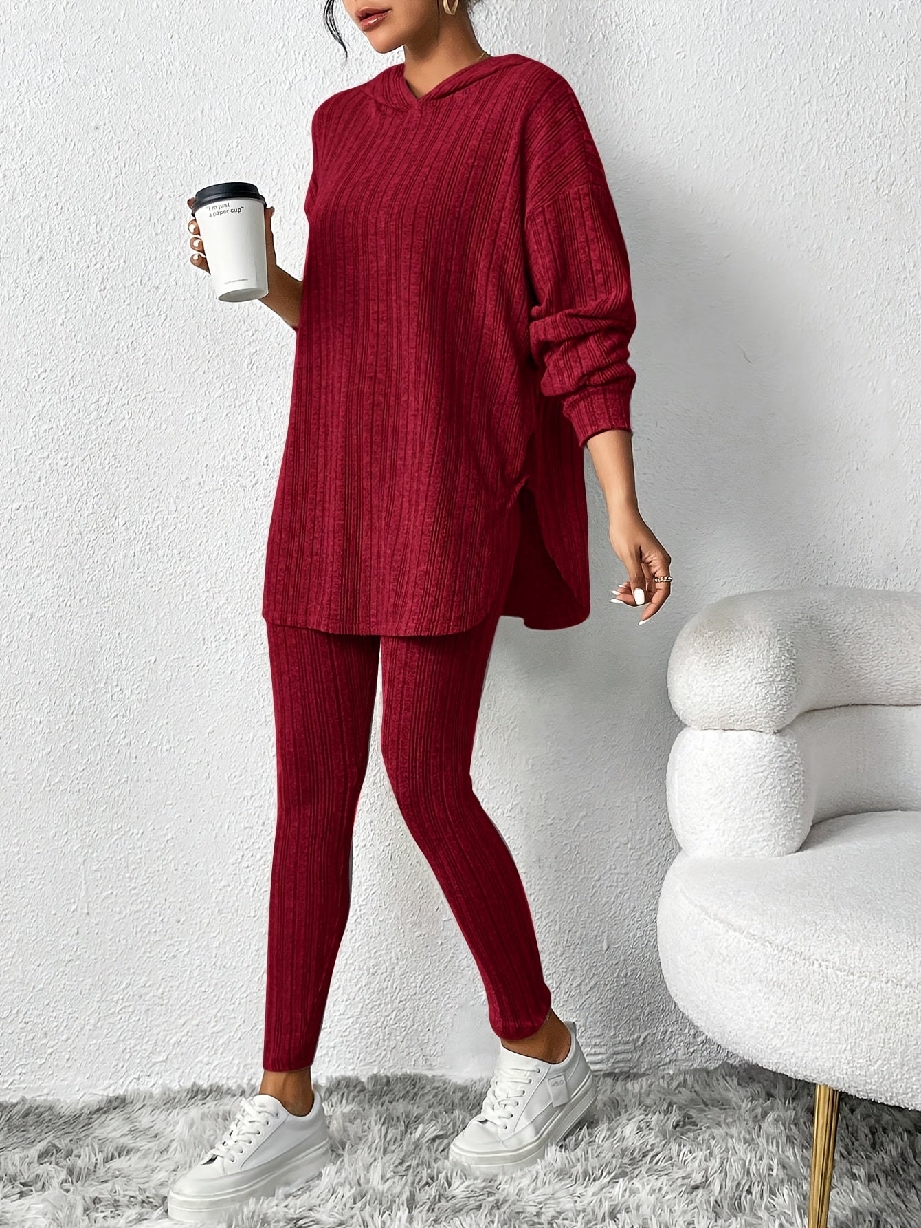 Carmen Ribbed Knit Lounge Set 7