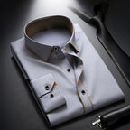Caspian Smooth-Finish Tailored Dress Shirt 0