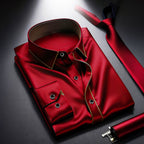 Caspian Smooth-Finish Tailored Dress Shirt 2