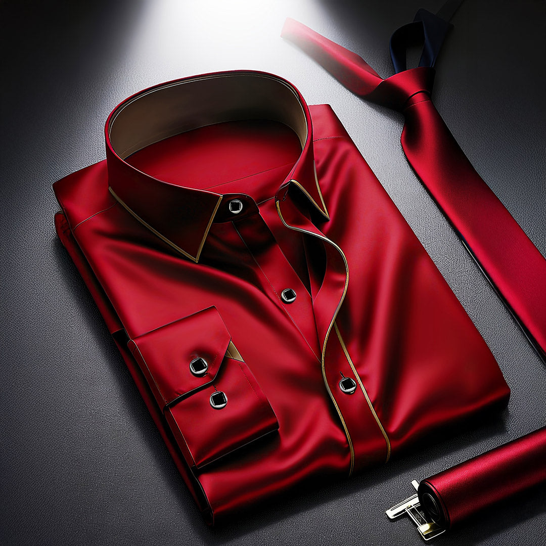 Caspian Smooth-Finish Tailored Dress Shirt 2