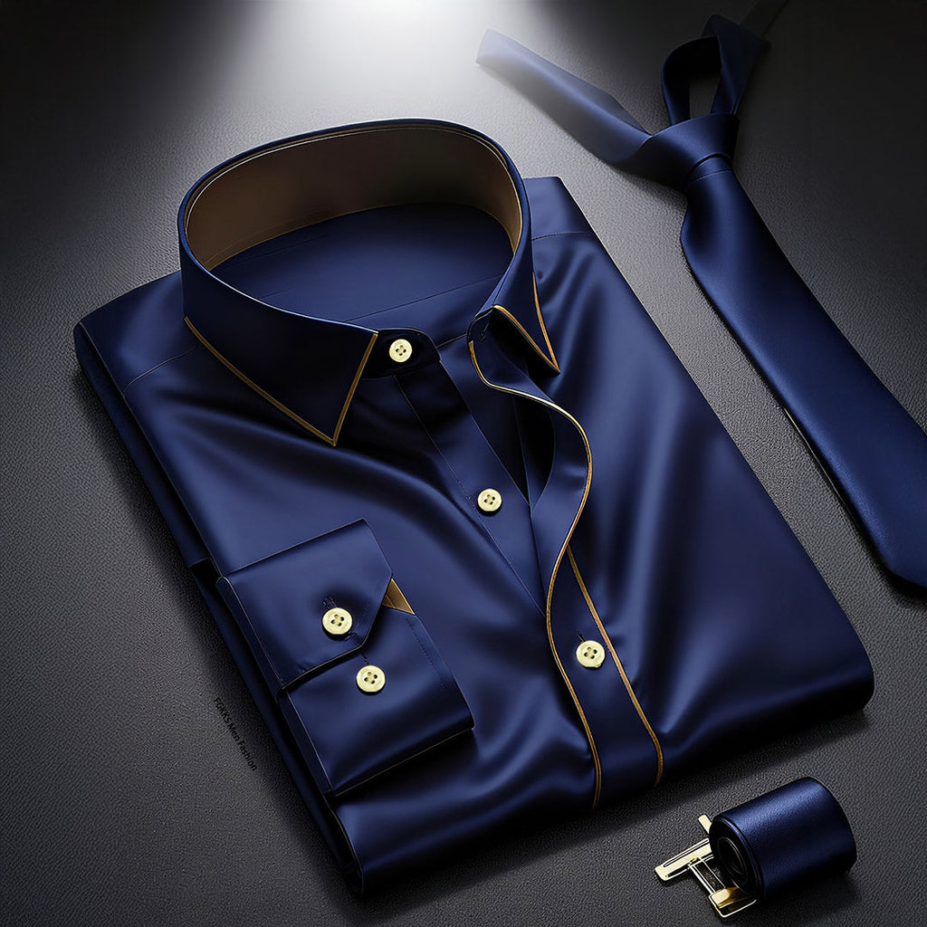 Caspian Smooth-Finish Tailored Dress Shirt 3