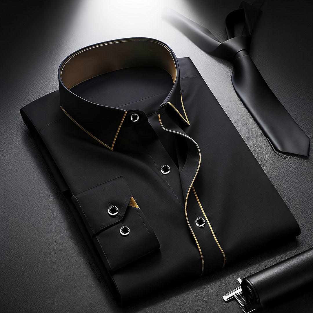 Caspian Smooth-Finish Tailored Dress Shirt 4