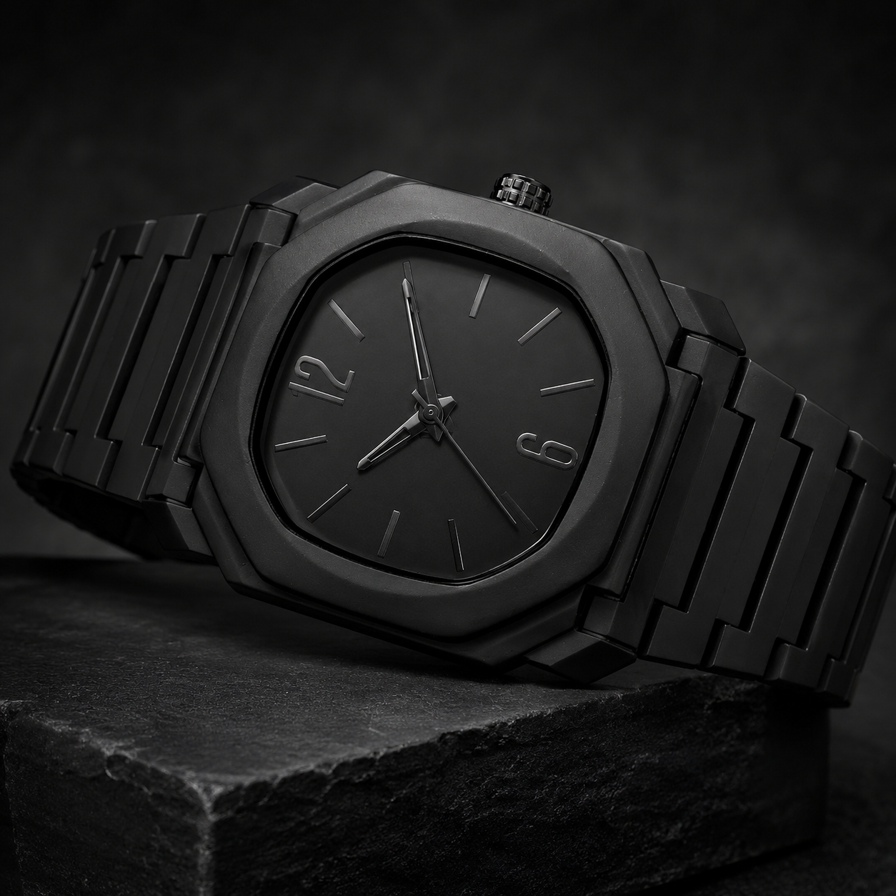 Cavan Square Rubber Watch 0