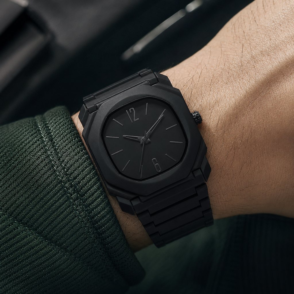 Cavan Square Rubber Watch 2
