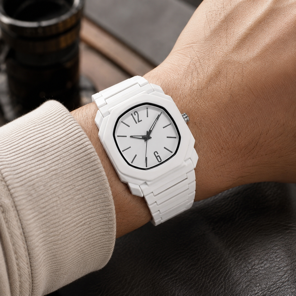 Cavan Square Rubber Watch 5