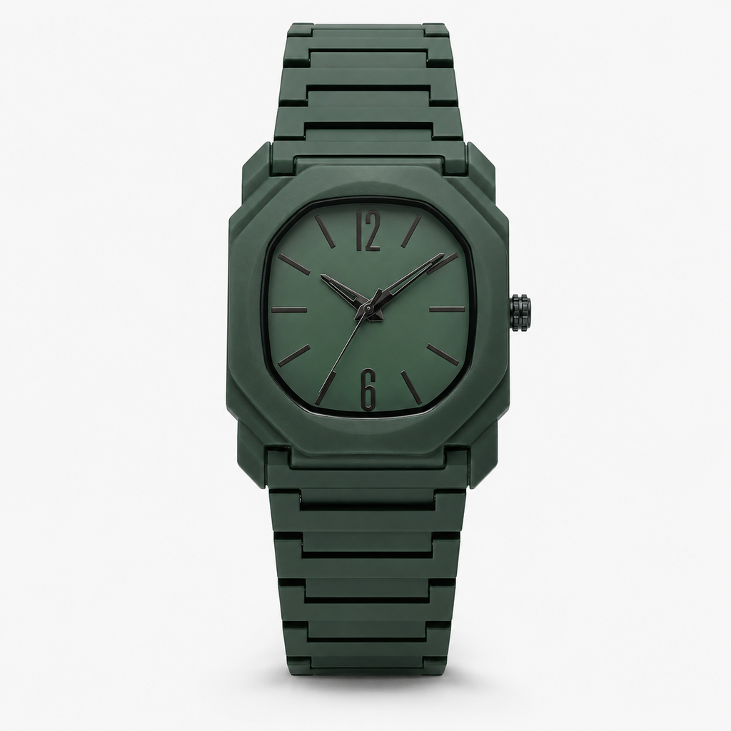 Cavan Square Rubber Watch 8