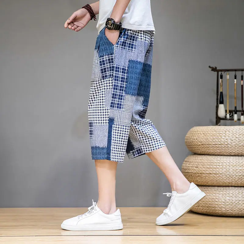 Celia Unique Patch Capri Shorts for Ladies 1