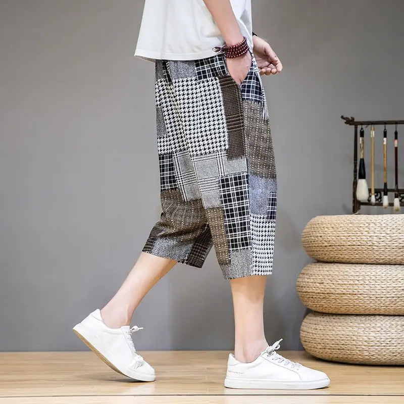 Celia Unique Patch Capri Shorts for Ladies 2
