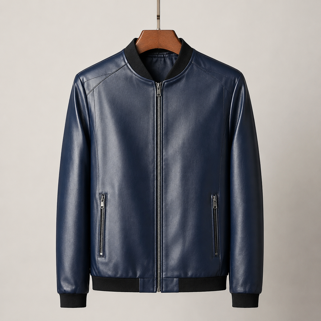 Domenico Leather Bomber