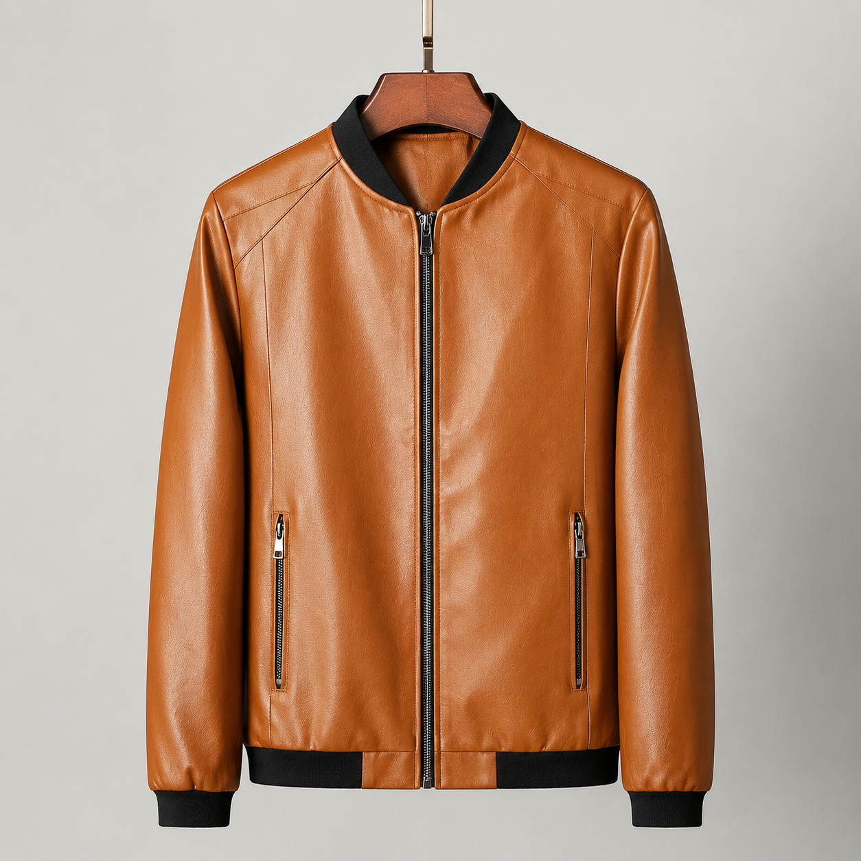 Domenico Leather Bomber