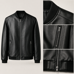 Domenico Leather Bomber