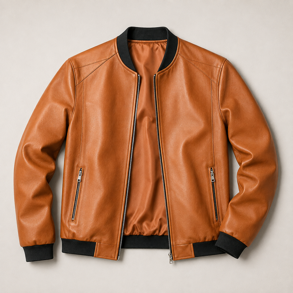 Domenico Leather Bomber