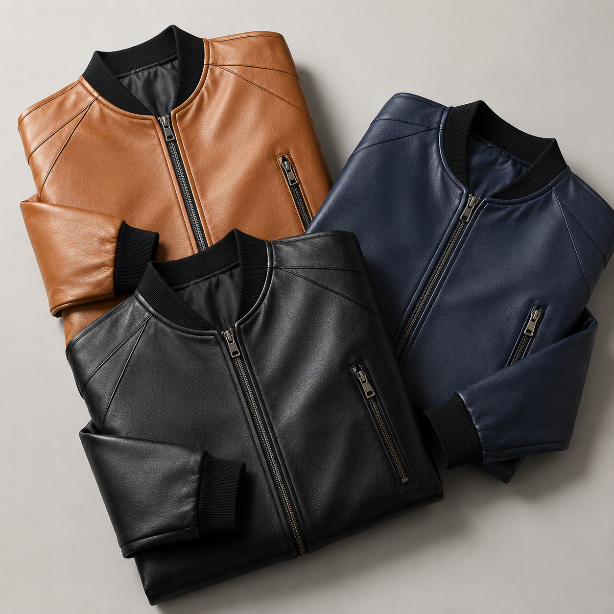 Domenico Leather Bomber