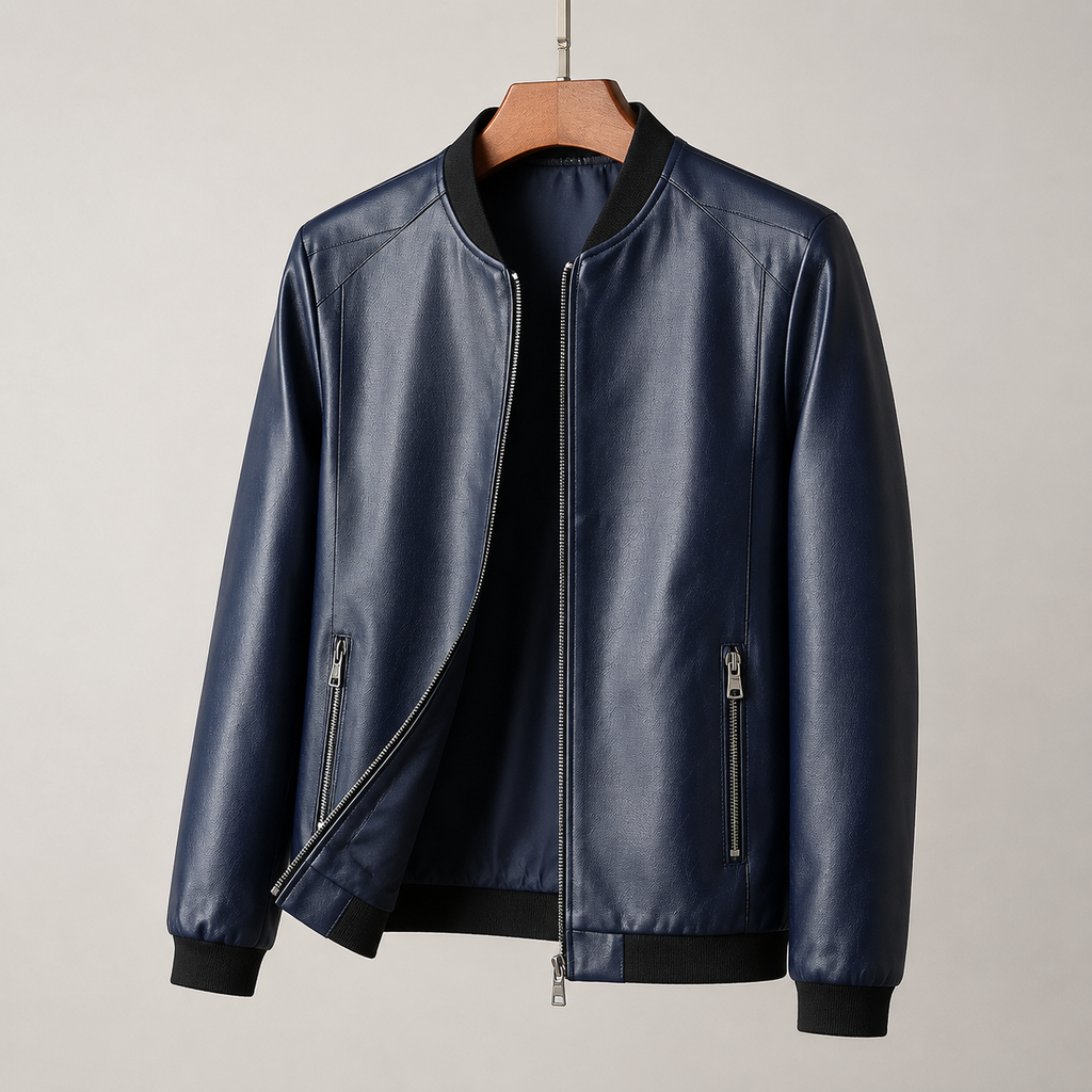 Domenico Leather Bomber