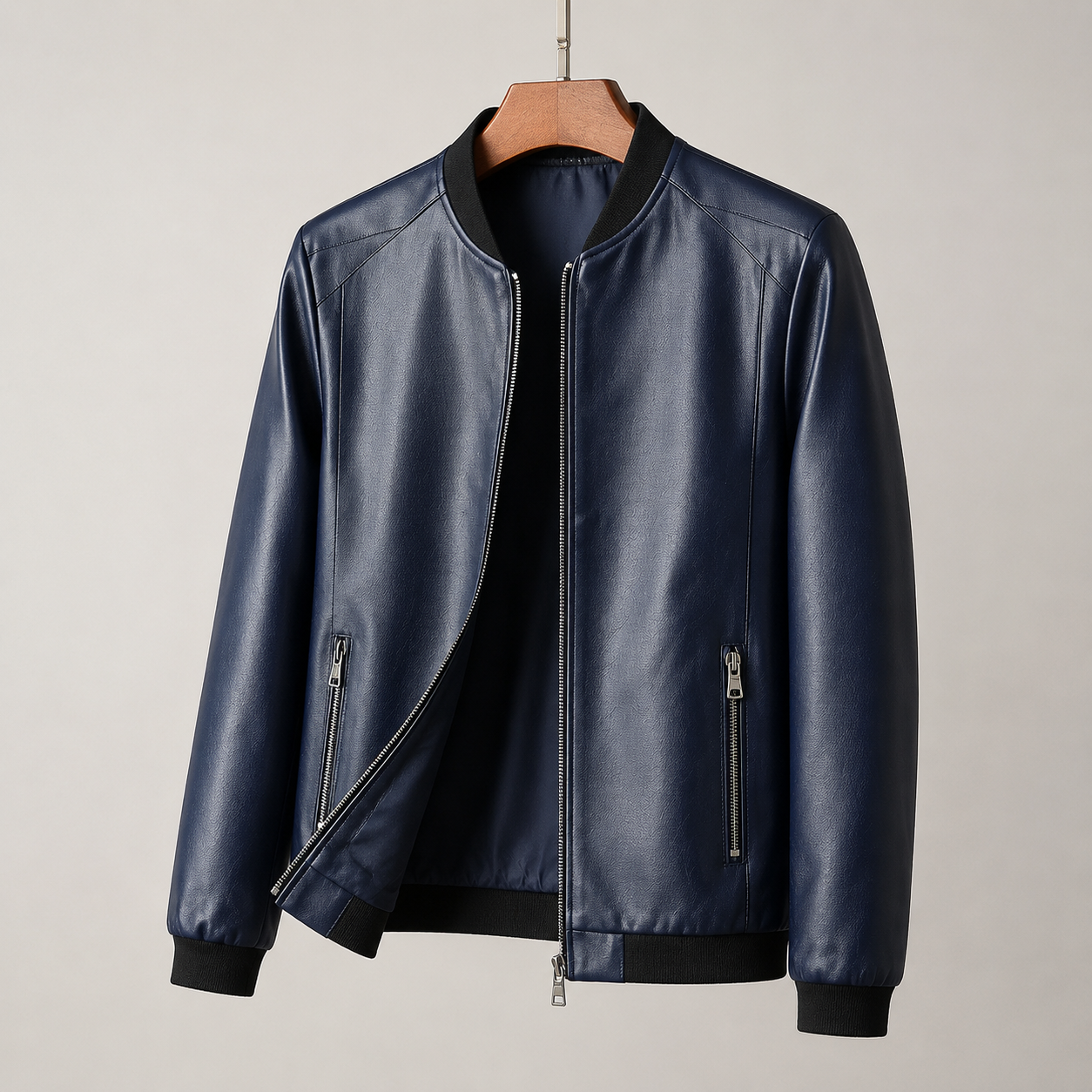 Domenico Leather Bomber