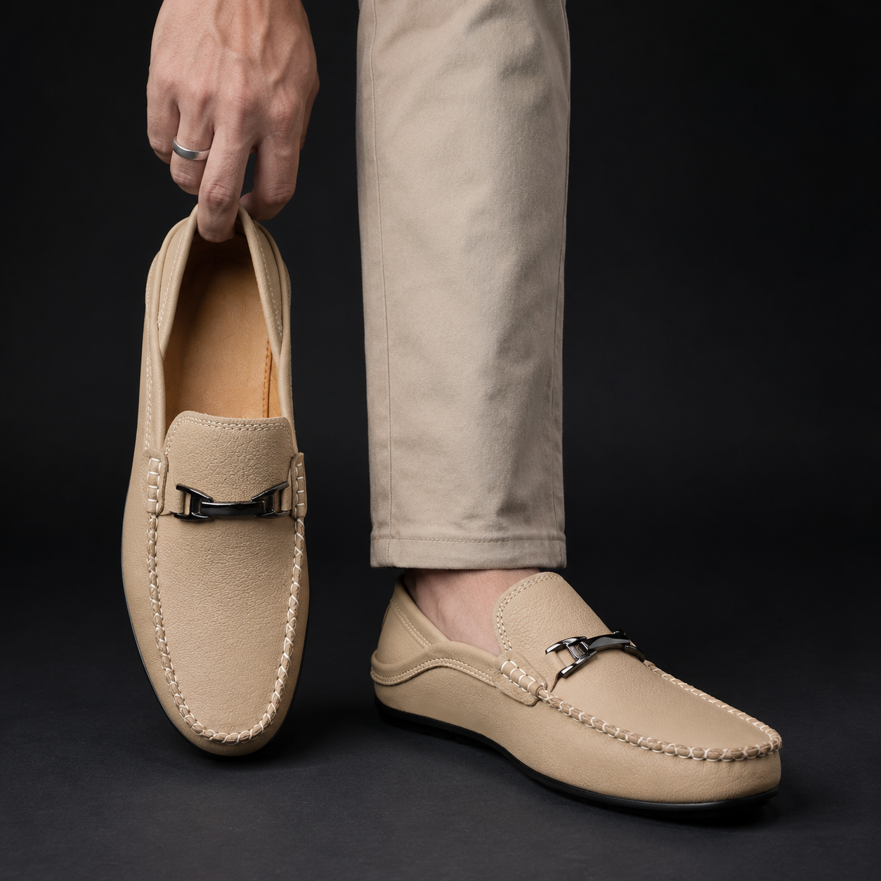 Giorgio Leather Loafer